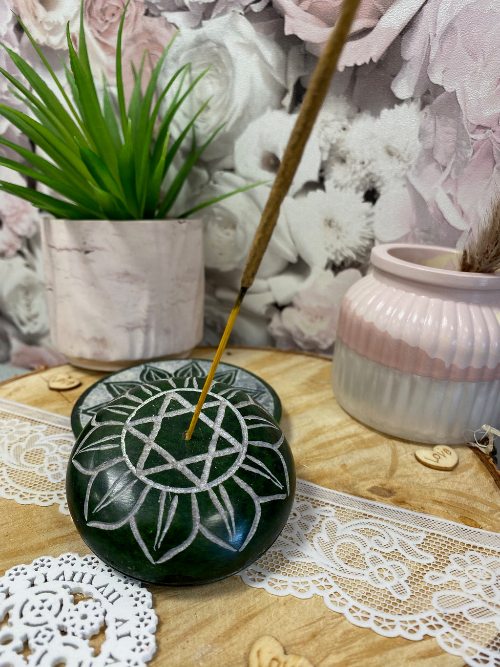 palets rond d'encens